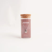 Necklace - SILVER TEAR DROP