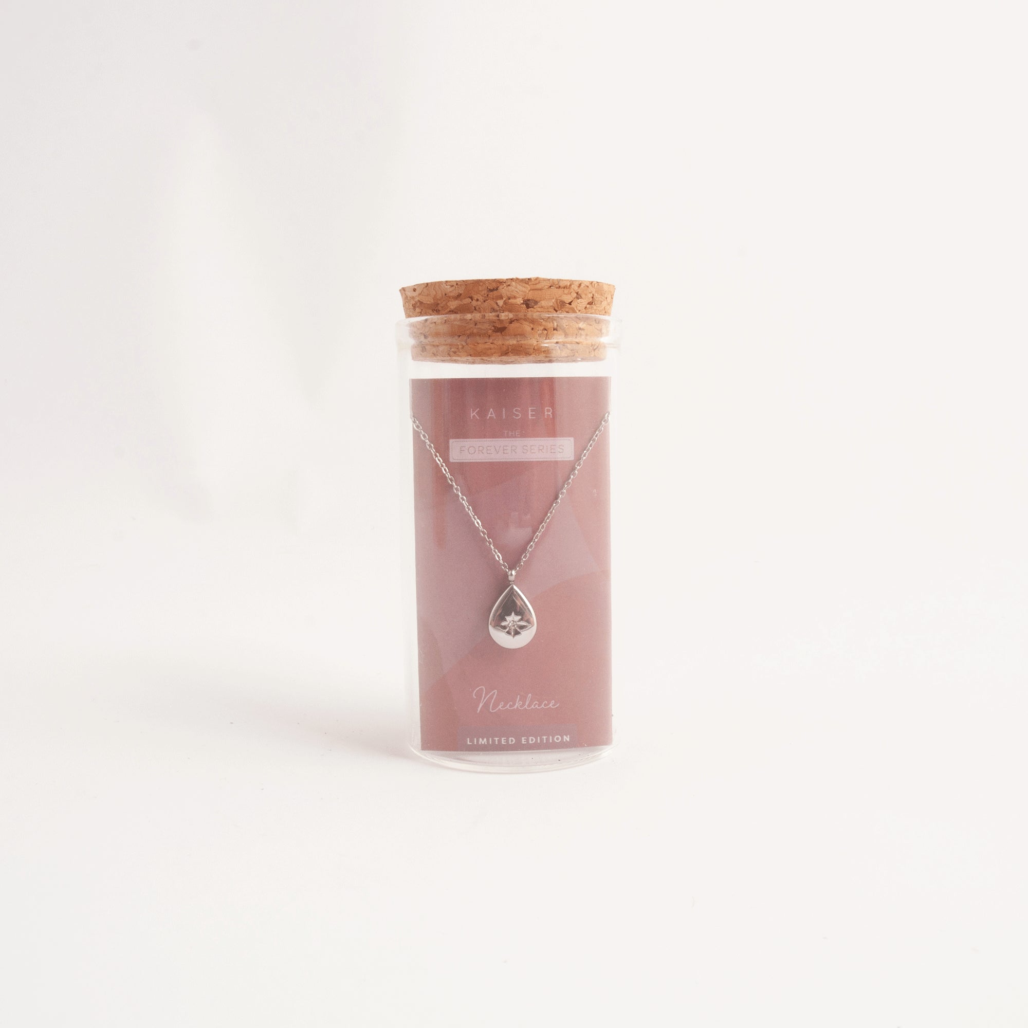 Necklace - SILVER TEAR DROP