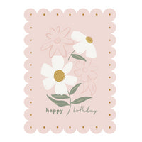 Greeting Card Lemonade - BLUSH SCALLOP