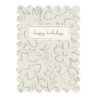 Greeting Card Lemonade - FLORA OUTLINE