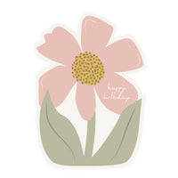 Greeting Card Lemonade - PINK DAISY