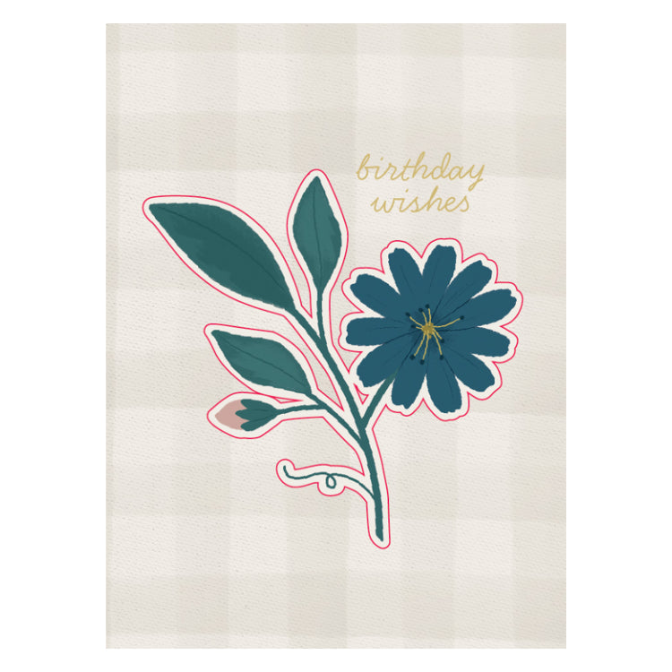 Premium Greeting Card BIRD SONG - Flowering