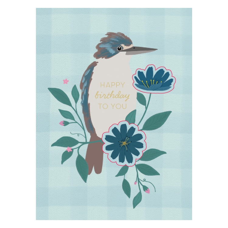 Premium Greeting Card BIRD SONG - Birthday Bird