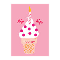 Premium Greeting Card SUMMER SPRINGS -  Ice Cream