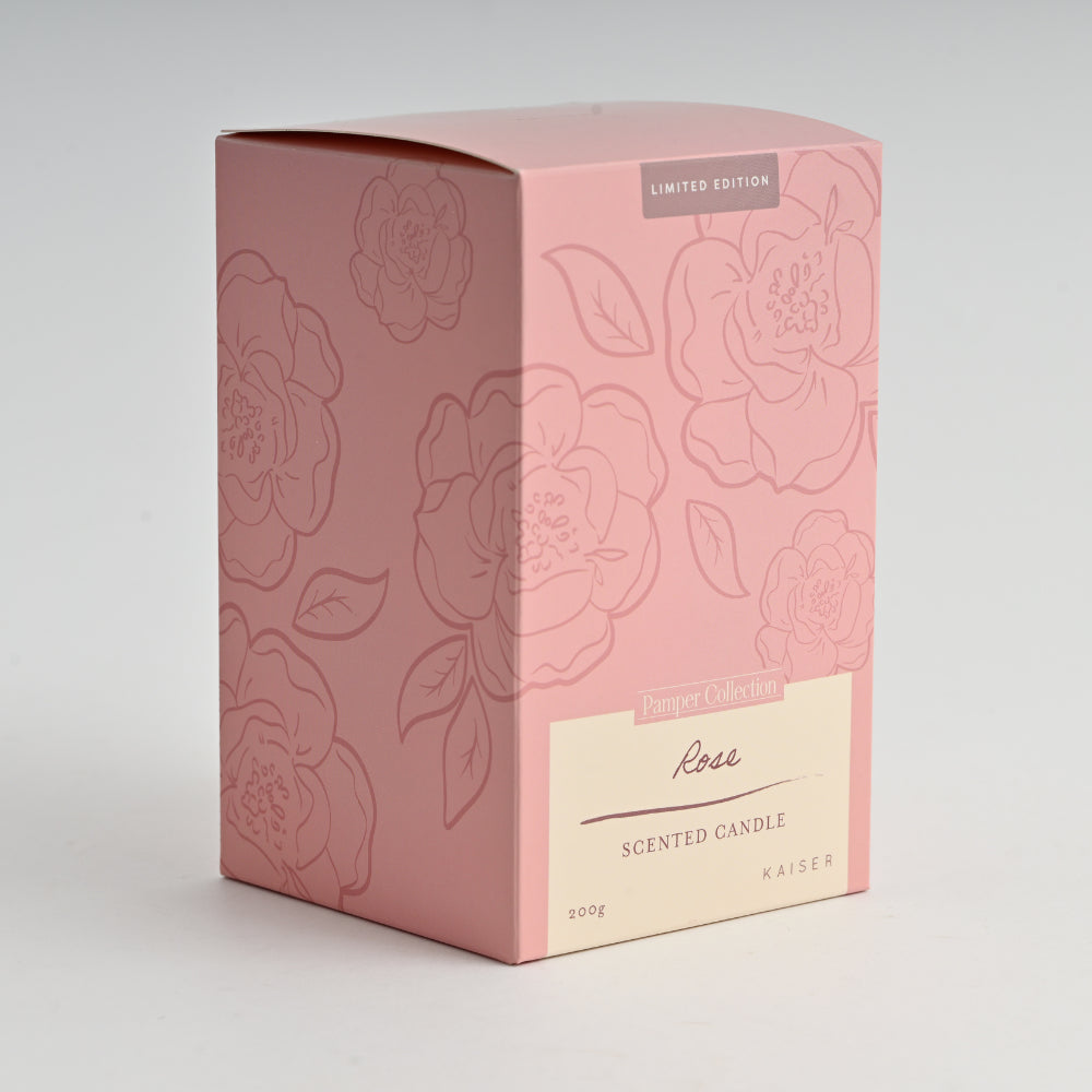 Pamper Faceted Candle - ROSE
