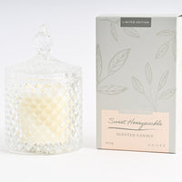 Pamper Faceted Candle - SWEET HONEYSUCKLE