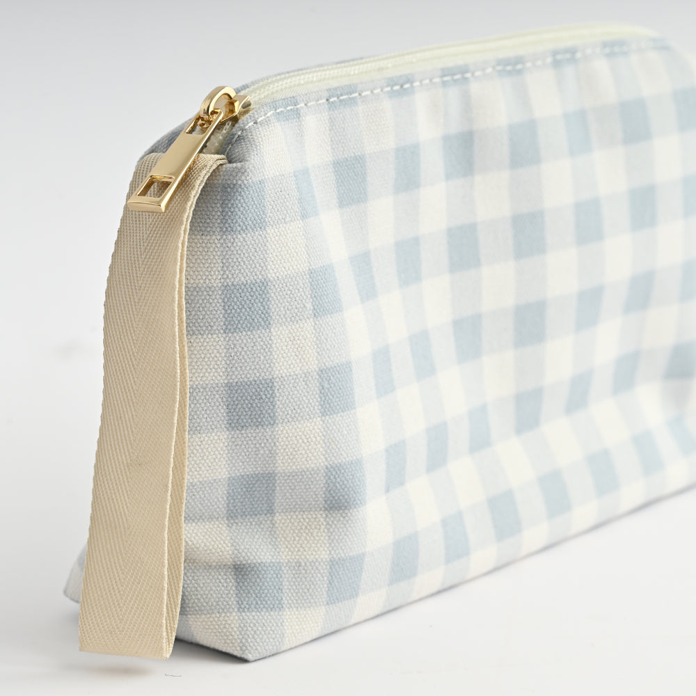 Printed Make Up Bag Small - GINGHAM