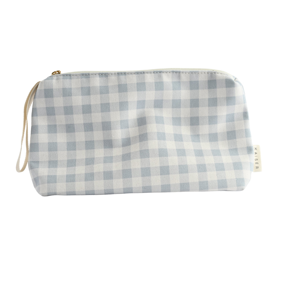 Printed Make Up Bag Large - GINGHAM