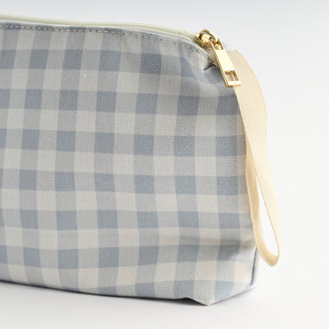 Printed Make Up Bag Large - GINGHAM