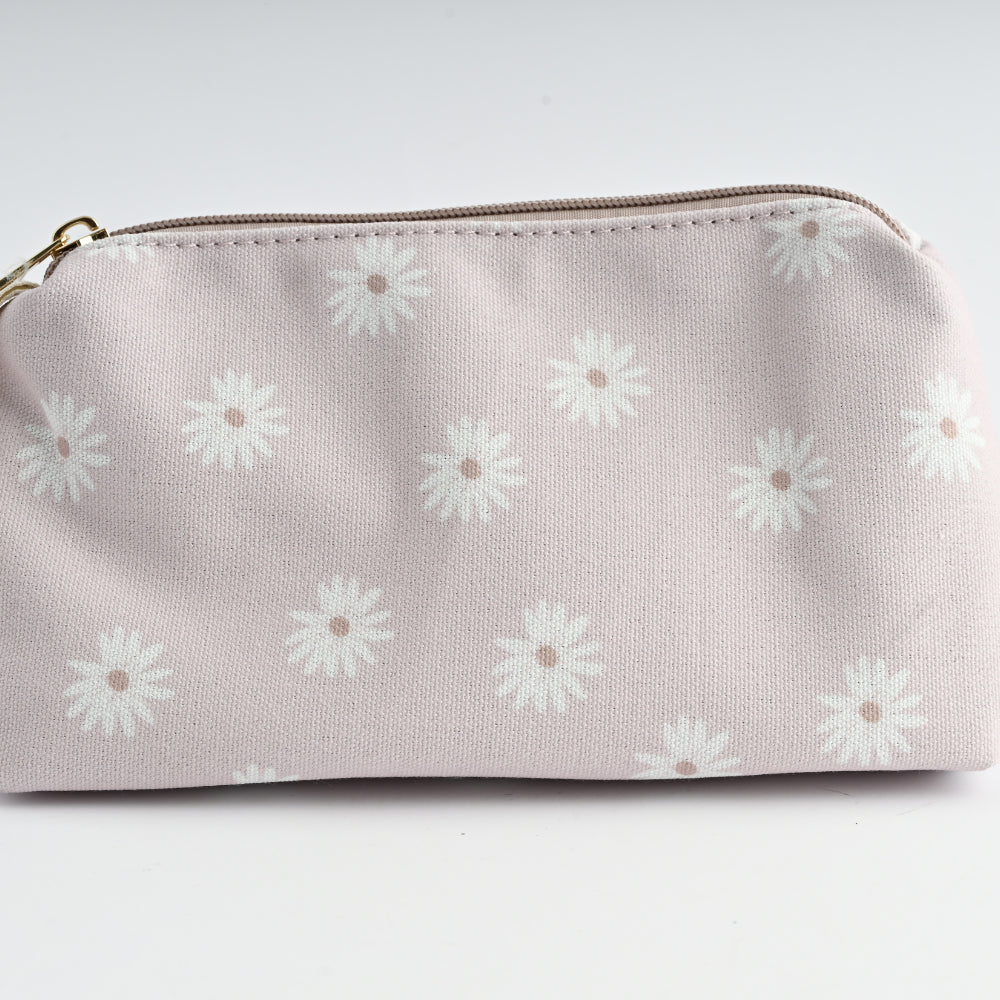 Printed Make Up Bag Large - DITSY DAISY