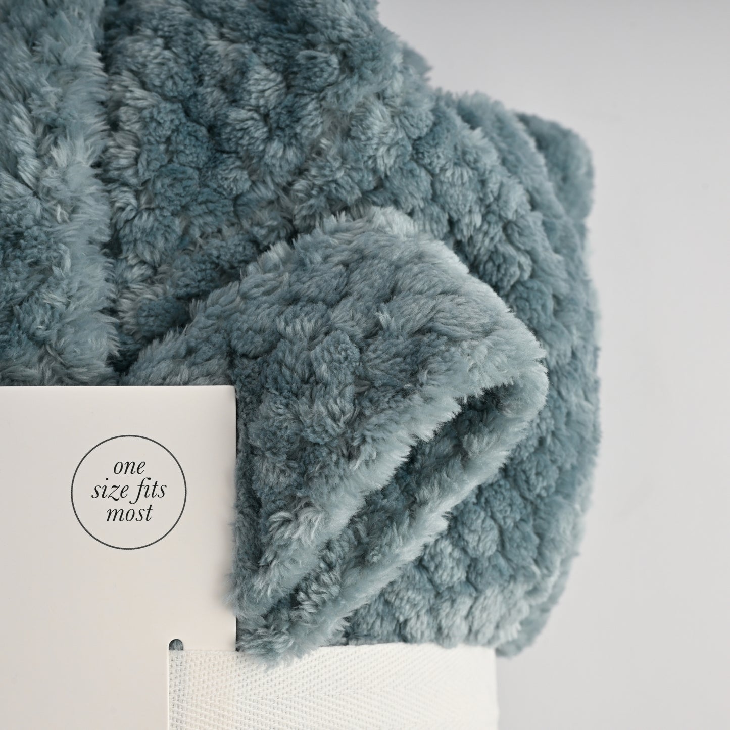 Textured Dressing Gown - BLUE