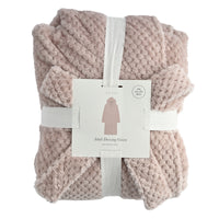 Textured Dressing Gown - PINK