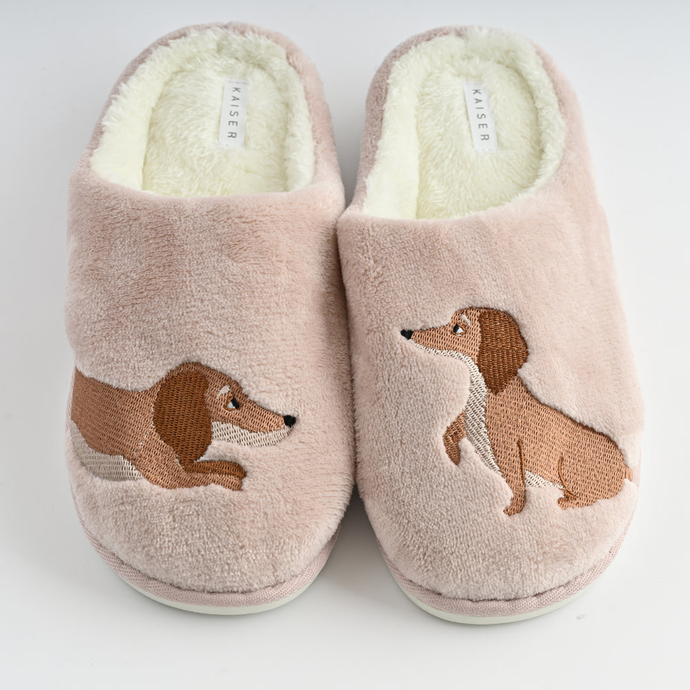 Novelty Slippers Medium - DOGGIE