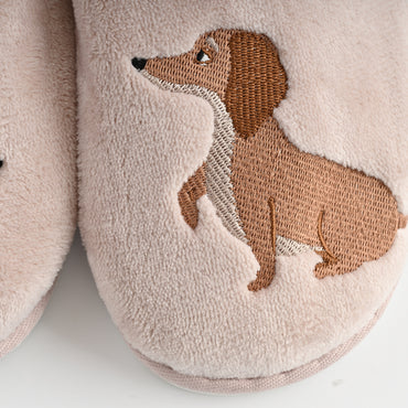 Novelty Slippers Medium - DOGGIE