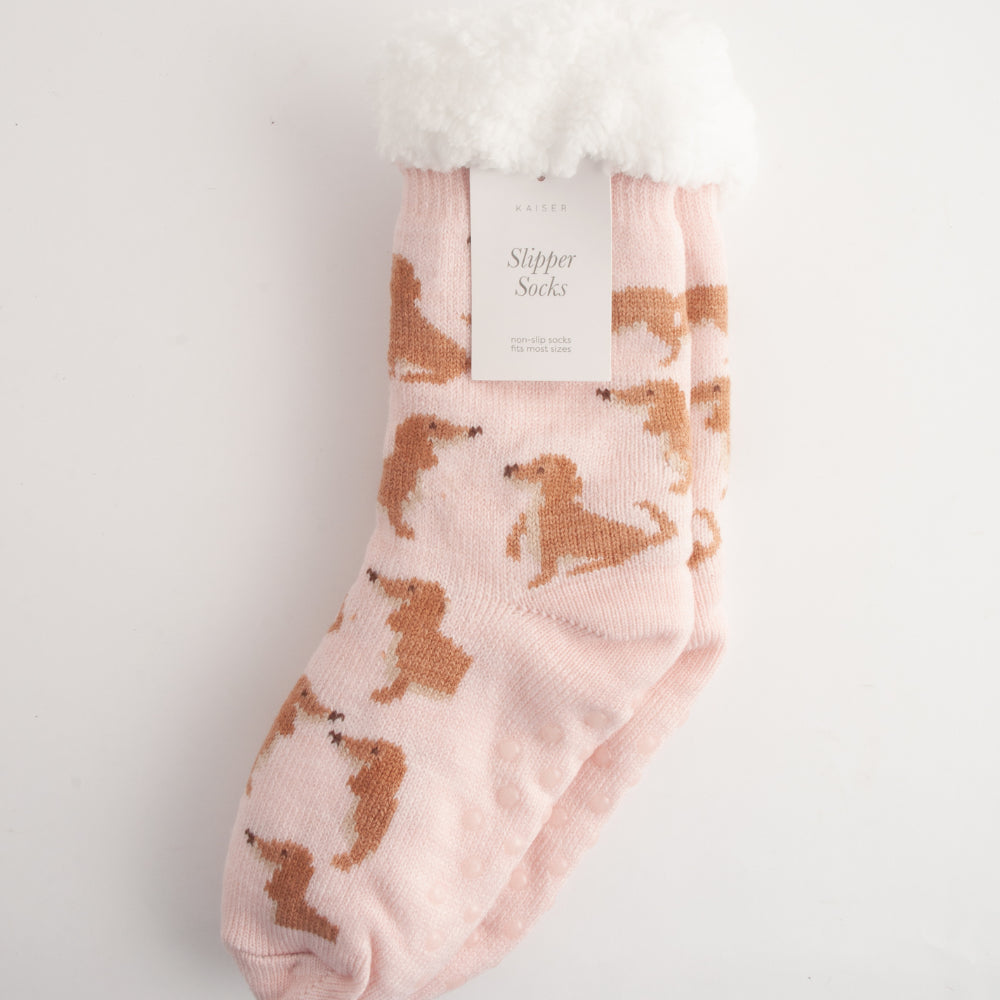 Kaiser Slipper Socks - DOGGIE