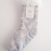 Kaiser Slipper Socks - HEARTS