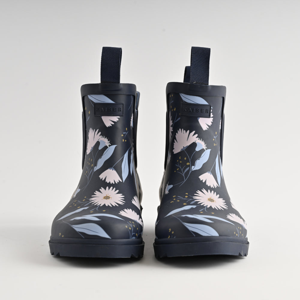 Ankle Gumboots Size 8 - NAVY MEADOW