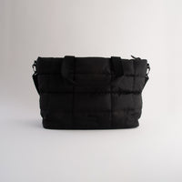 Kaiser Quilted Tote Bag - BLACK
