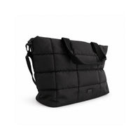 Kaiser Nylon Quilted Tote Bag - BLACK