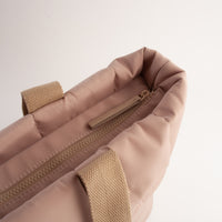 Kaiser Quilted Tote Bag - BEIGE