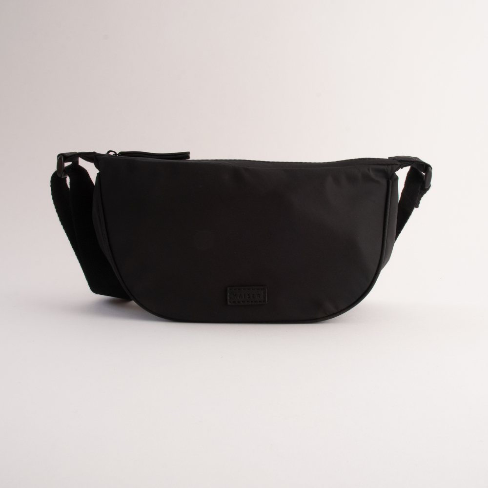 Kaiser Nylon Sling Bag - BLACK