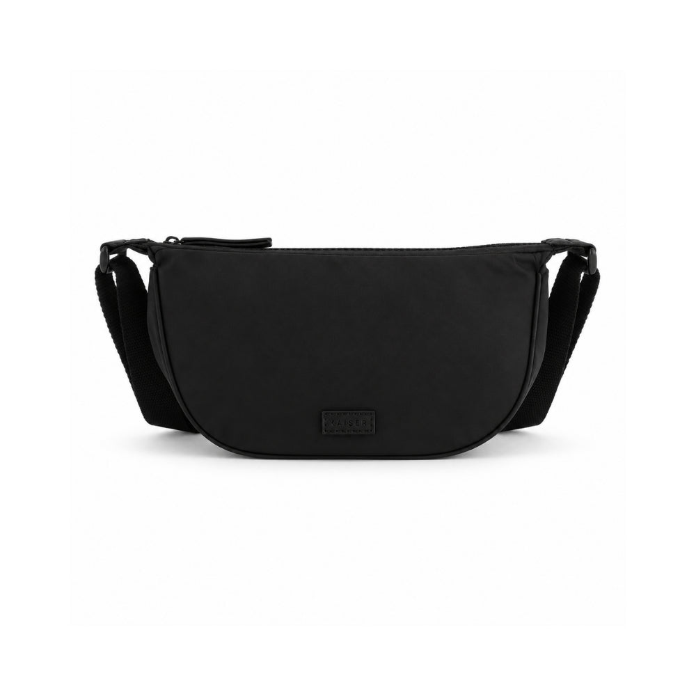 Kaiser Nylon Sling Bag - BLACK