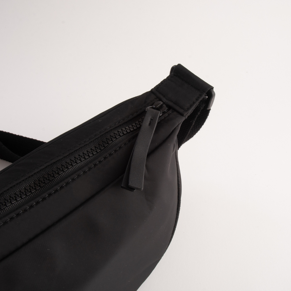 Kaiser Nylon Sling Bag - BLACK