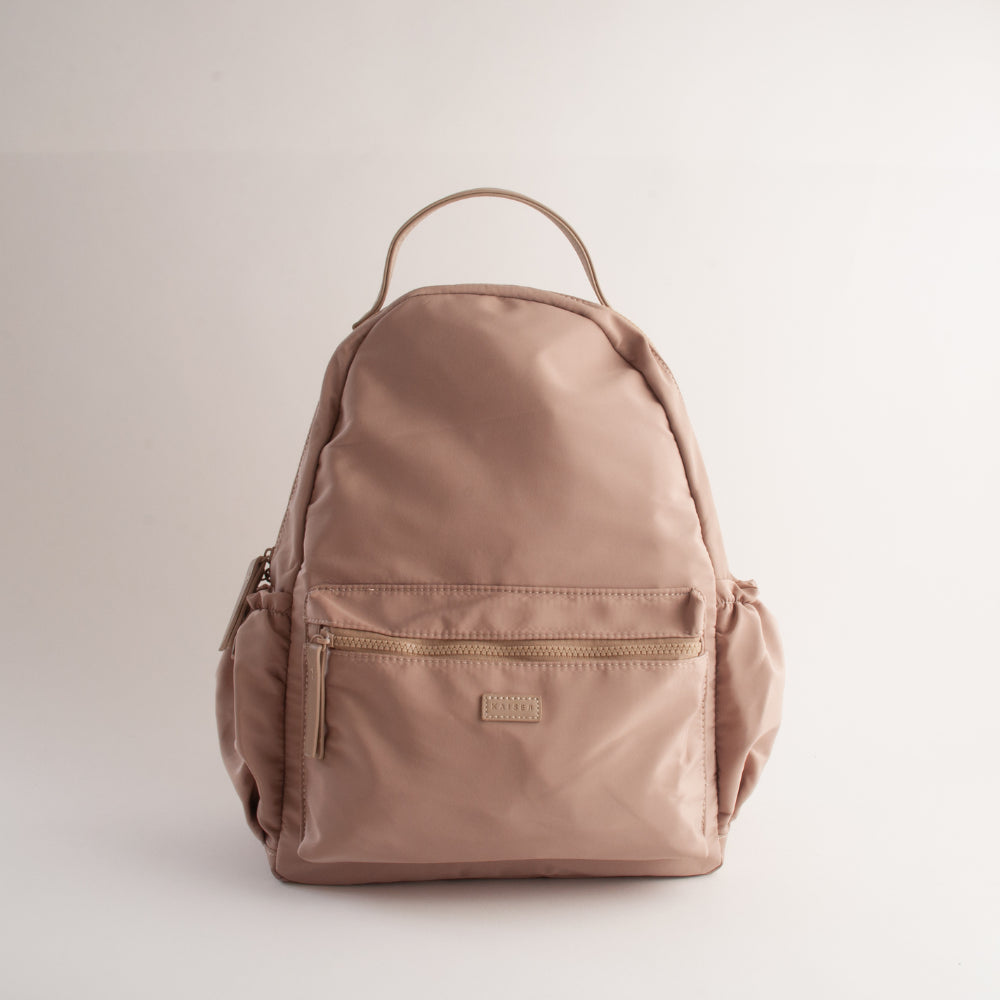 Nylon Backpack - BEIGE