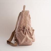Nylon Backpack - BEIGE