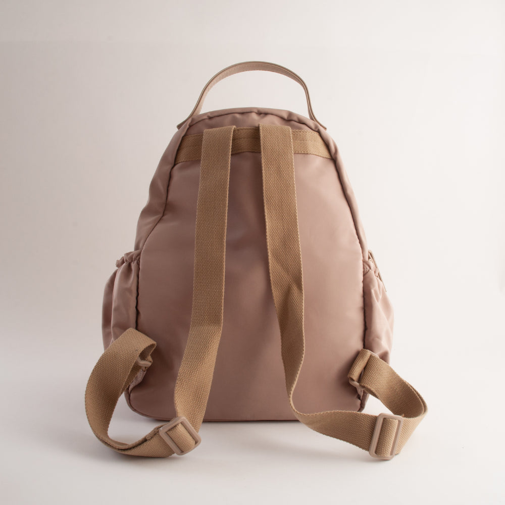Nylon Backpack - BEIGE