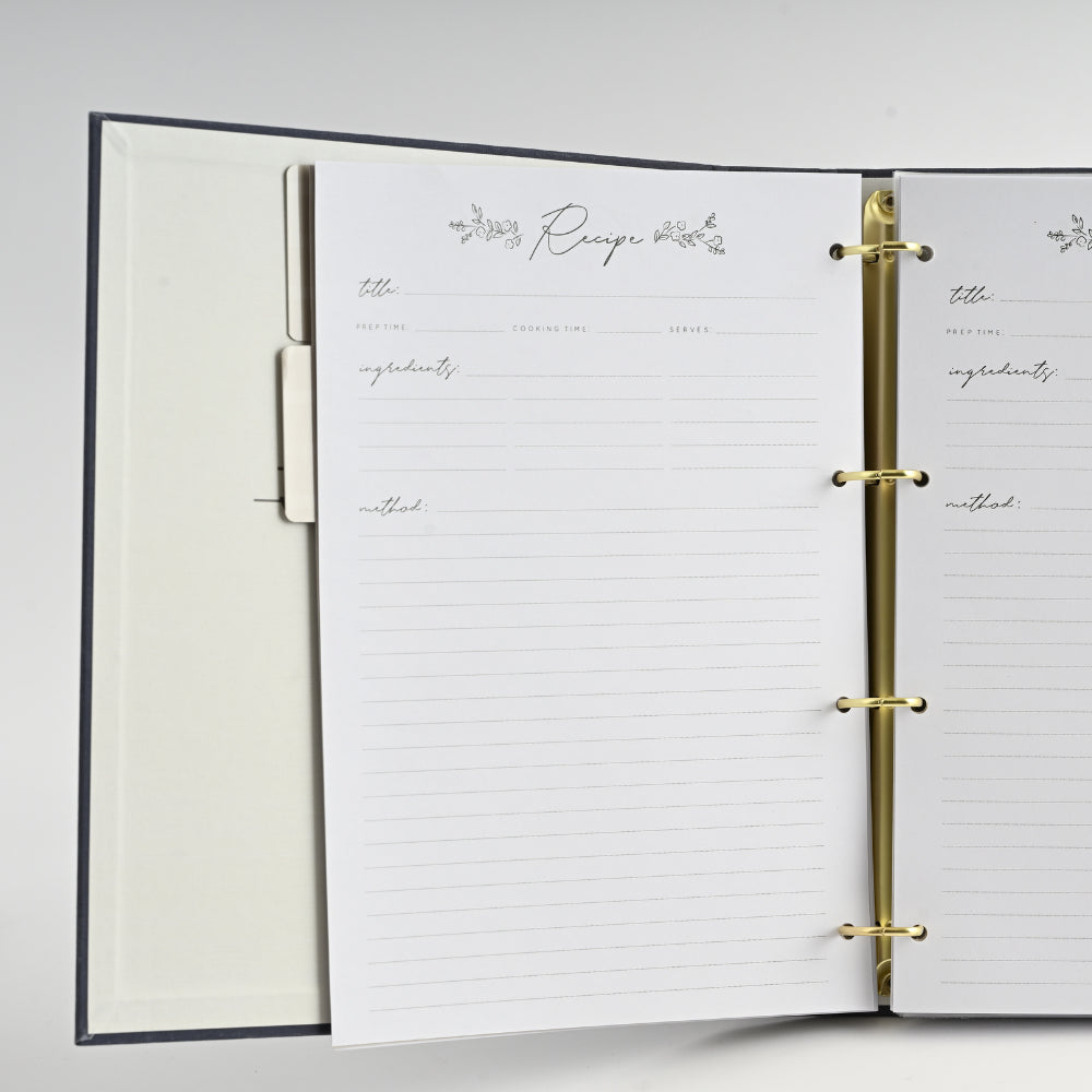 Recipe Binder Large - NATIVE WARATAH