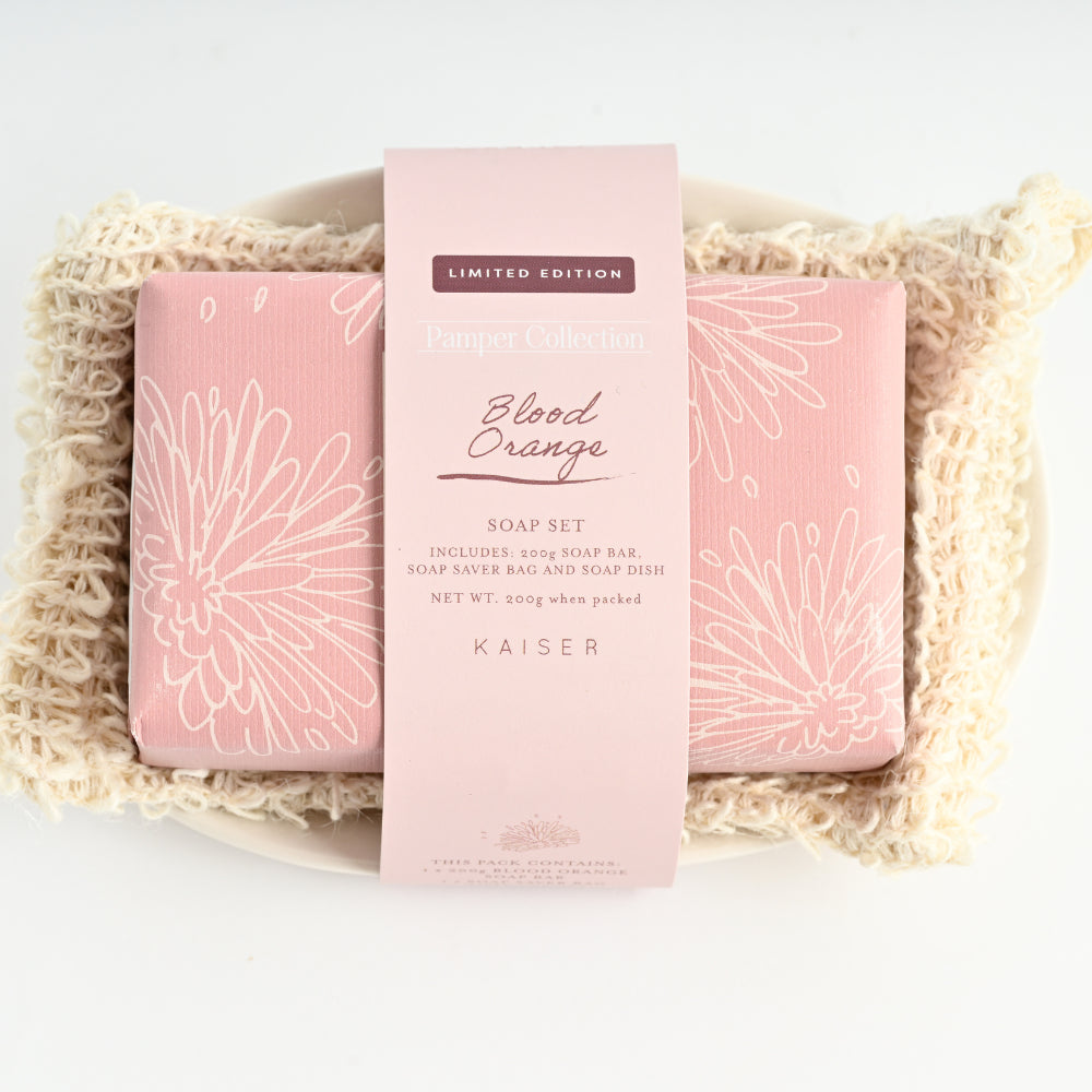 Pamper Soap Set - BLOOD ORANGE