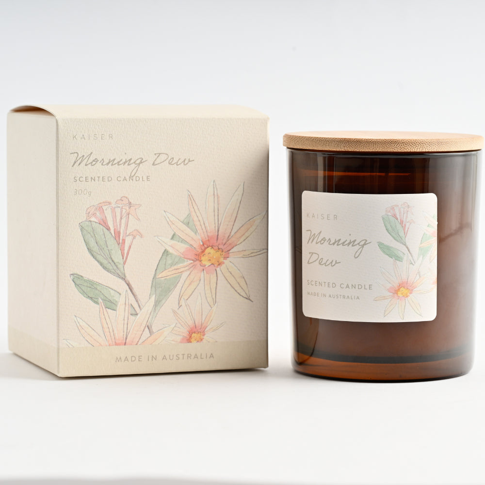 Homegrown Candle 300gms  - MORNING DEW