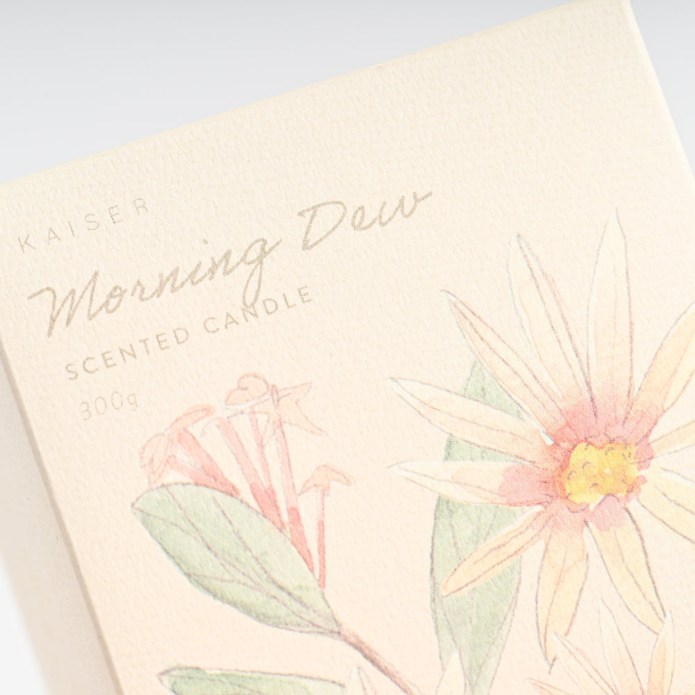 Homegrown Candle 300gms  - MORNING DEW