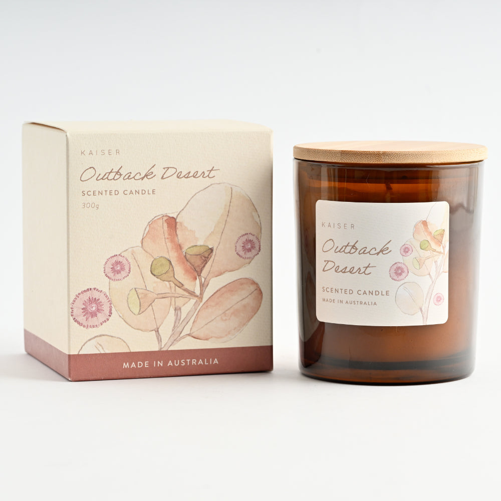 Homegrown Candle 300gms - OUTBACK DESERT