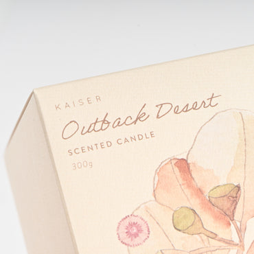 Homegrown Candle 300gms - OUTBACK DESERT
