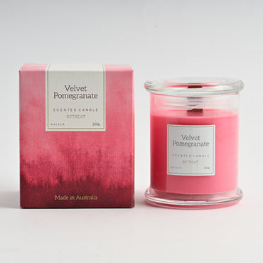 Retreat Candle 260g  - VELVET POMEGRANATE