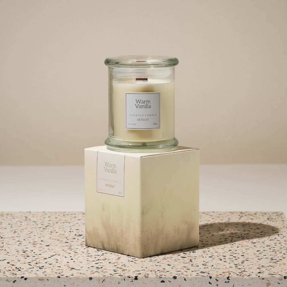 Retreat Candle 260g  - WARM VANILLA