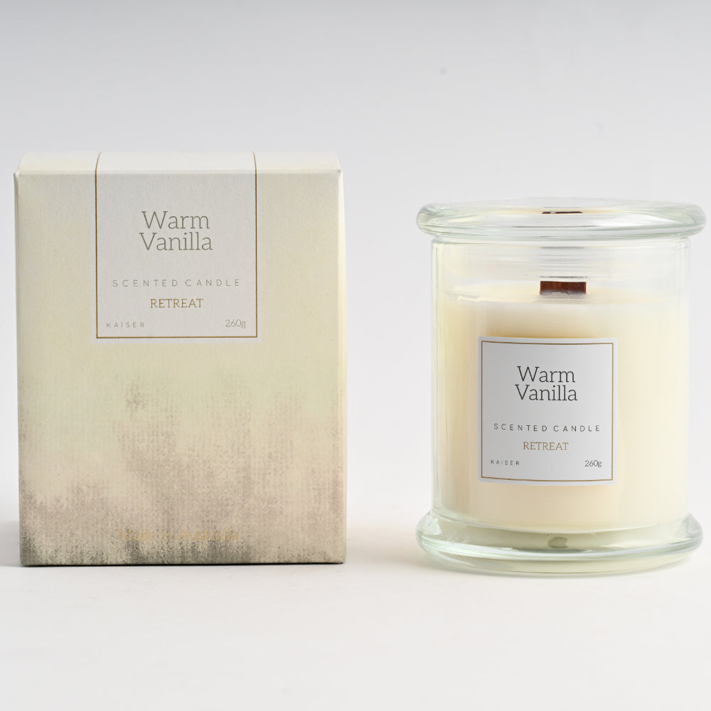 Retreat Candle 260g  - WARM VANILLA