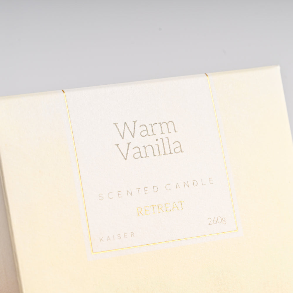 Retreat Candle 260g  - WARM VANILLA