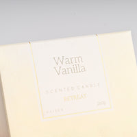 Retreat Candle 260g  - WARM VANILLA