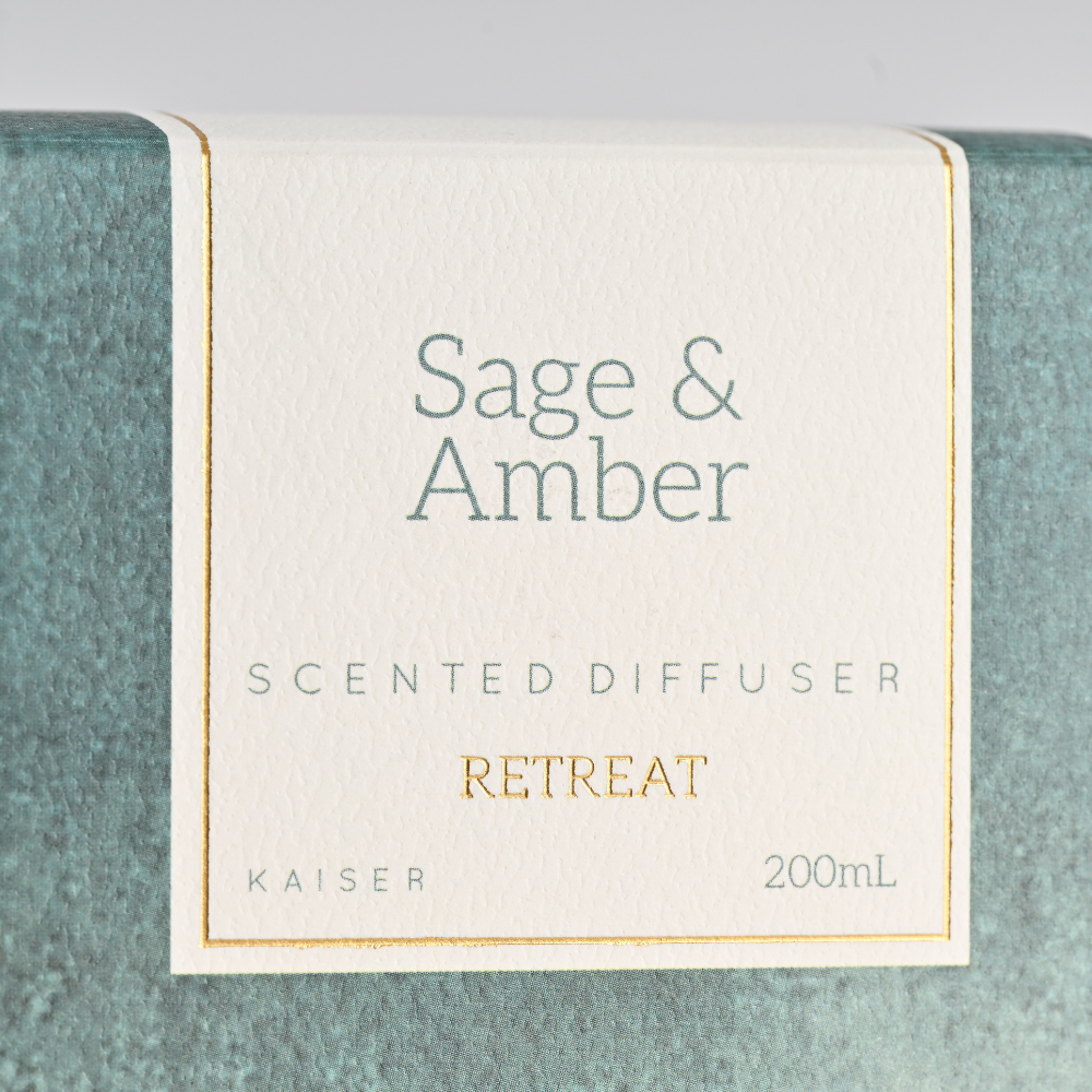 Retreat Series Reed Diffuser 200ml - SAGE & AMBER