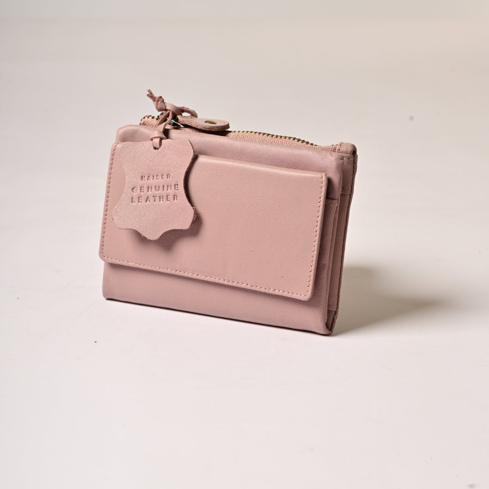 Pamper Small Leather Purse - PINK