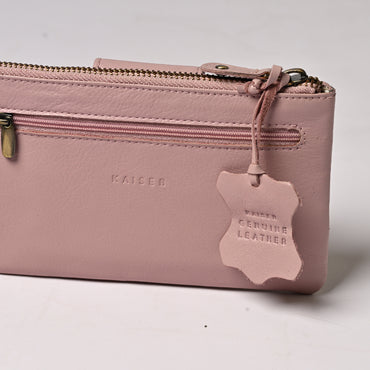 Pamper Leather Purse - PINK
