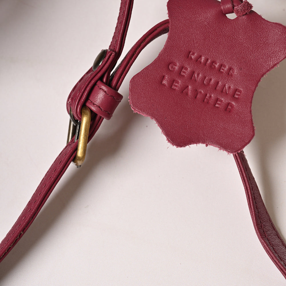 Pamper Leather Phone Bag - BOYSENBERRY