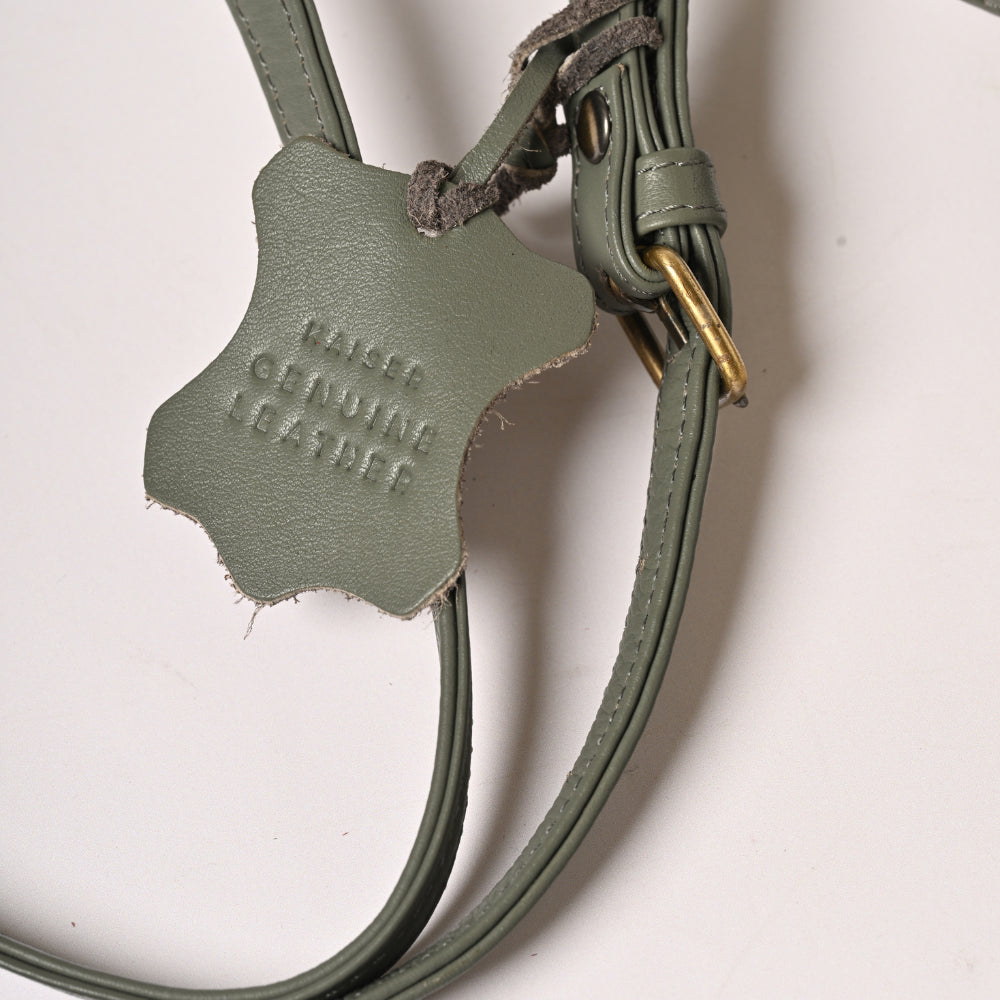 Pamper Leather Phone Bag - OLIVE
