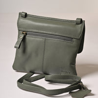 Pamper Leather Side Bag - OLIVE