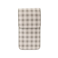 Kaiser Crossbody Phone Bag - Sage Gingham