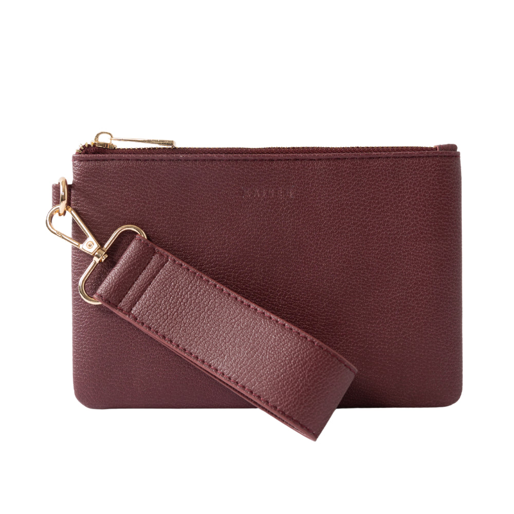 Kaiser Clutch w/ Strap - Boysenberry