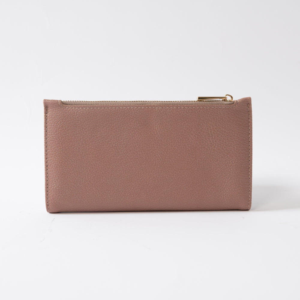 Kaiser Faux Leather Purse - Hazelnut